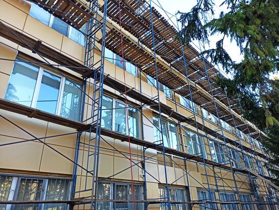 Монтаж навесного вентилируемого фасада из металлокассет - 2500 м² - 15